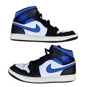 2021 Nike Air Jordan 1 'White Black Racer Blue' Size 9.5